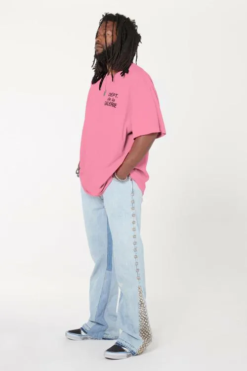 Short Sleeve Men Gallery Dept FRENCH TEE Flo Pink