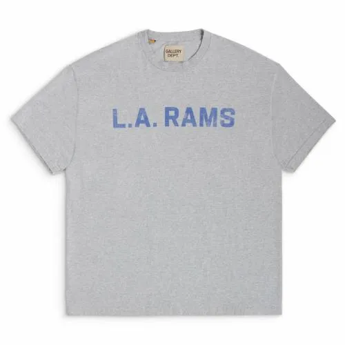 Short Sleeve Men Gallery Dept GD X LA RAMS VINTAGE TEE Heather Grey