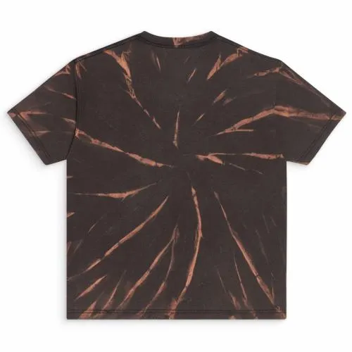 Short Sleeve Men Gallery Dept GLITCH TIE DYE TEE Sun Faded Wizer Black