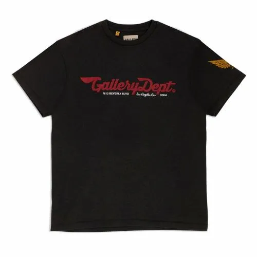 Short Sleeve Men Gallery Dept MECHANIC TEE Black
