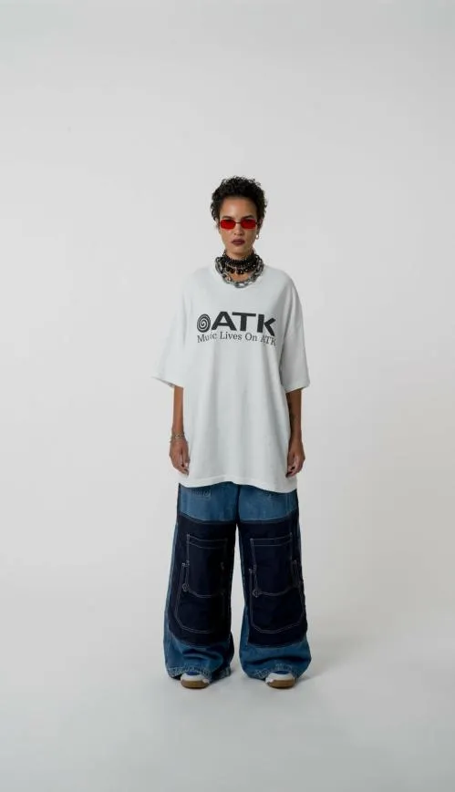Short Sleeve Men Gallery Dept MUSIC LIVES ON ATK White