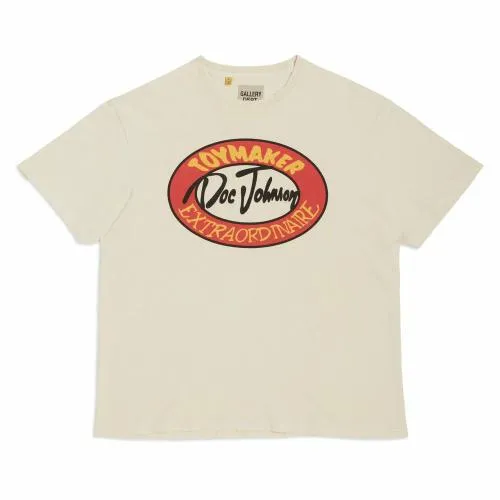 Short Sleeve Men Gallery Dept TOYMAKER TEE Antique White