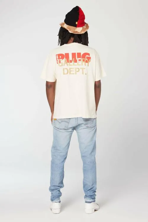 Short Sleeve Men Gallery Dept TOYMAKER TEE Antique White