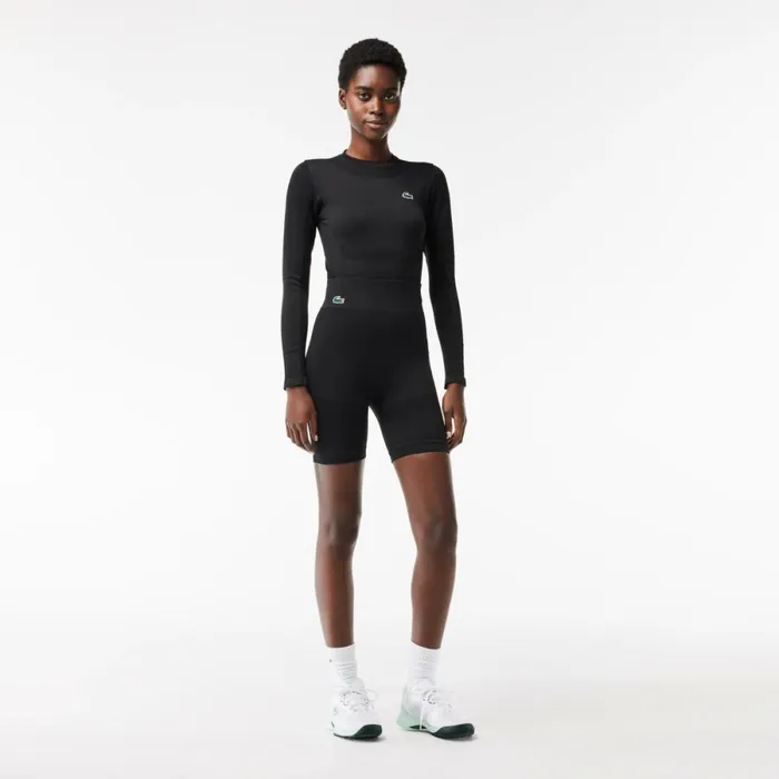 Shorts and Skirts Women Lacoste Women039s Seamless Sport Bike Shorts Black 031 Shorts and Skirts Women Lacoste Women039s Seamless Sport Bike Shorts Black 031