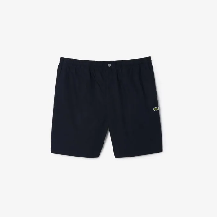 Shorts and Swim Men Lacoste Men039s Relaxed Fit Cotton Shorts Abysm Blue Hde