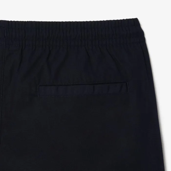 Shorts and Swim Men Lacoste Men039s Relaxed Fit Cotton Shorts Abysm Blue Hde