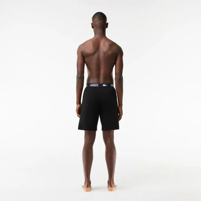 Shorts and Swim Men Lacoste Men039s Soft Cotton Jersey Pajama Shorts Black 031
