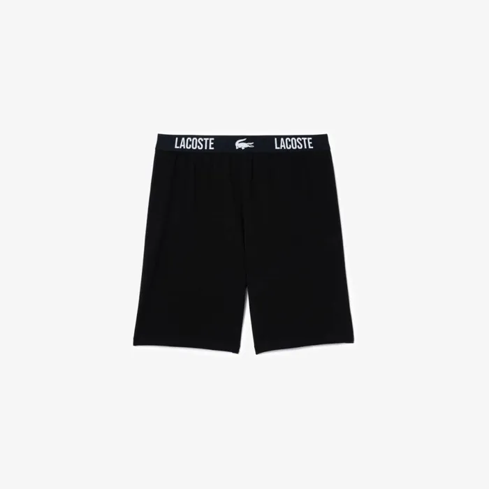 Shorts and Swim Men Lacoste Men039s Soft Cotton Jersey Pajama Shorts Black 031