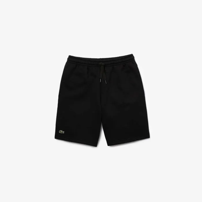Shorts and Swim Men Lacoste Men039s SPORT Tennis Fleece Shorts Black 031