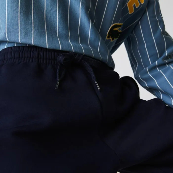 Shorts and Swim Men Lacoste Men039s SPORT Tennis Fleece Shorts Navy Blue 166