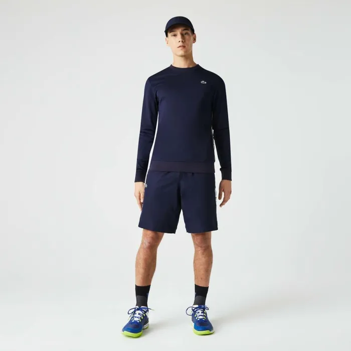 Shorts and Swim Men Lacoste Men039s SPORT Tennis Shorts Navy Blue 166
