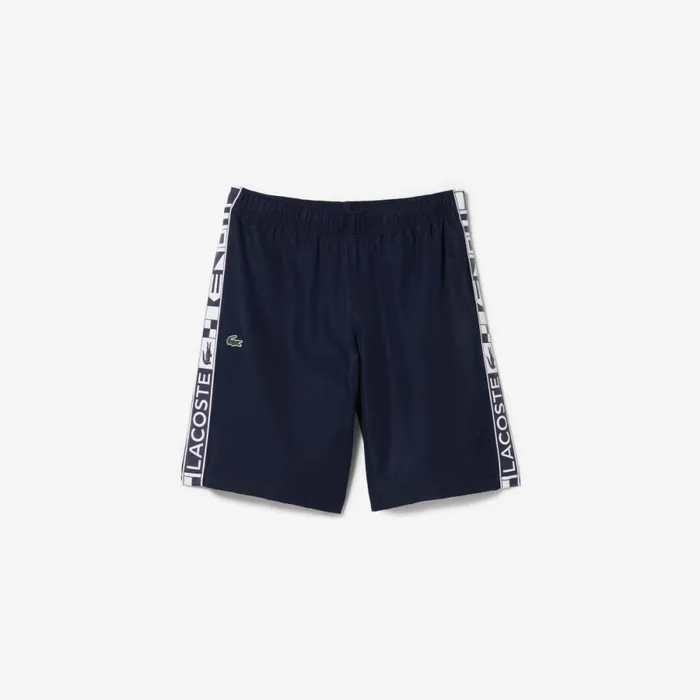 Shorts and Swim Men Lacoste Men039s SPORT Tennis Shorts Navy Blue 166