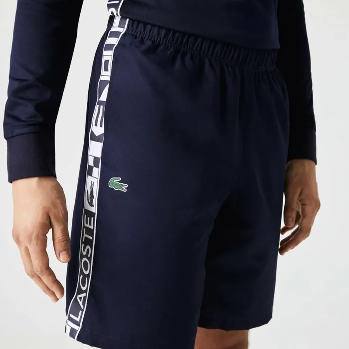 Shorts and Swim Men Lacoste Men039s SPORT Tennis Shorts Navy Blue 166