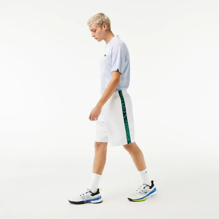 Shorts and Swim Men Lacoste Men039s SPORT Tennis Shorts White 001