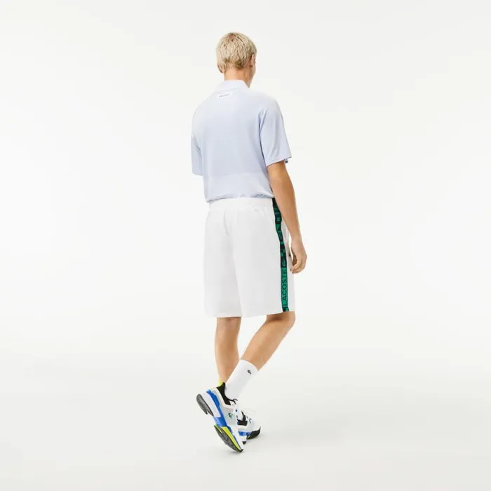 Shorts and Swim Men Lacoste Men039s SPORT Tennis Shorts White 001