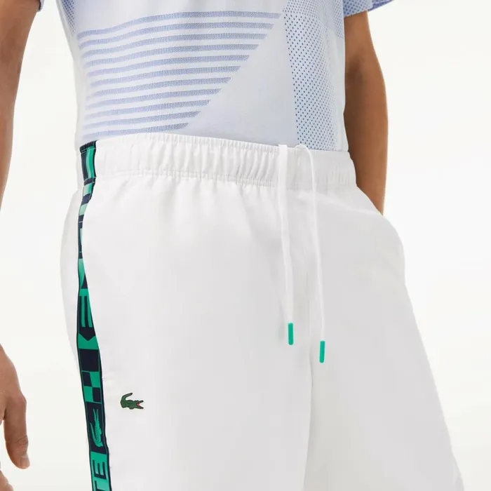 Shorts and Swim Men Lacoste Men039s SPORT Tennis Shorts White 001