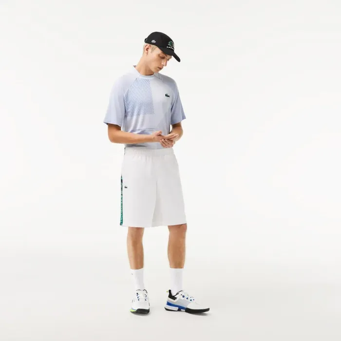 Shorts and Swim Men Lacoste Men039s SPORT Tennis Shorts White 001