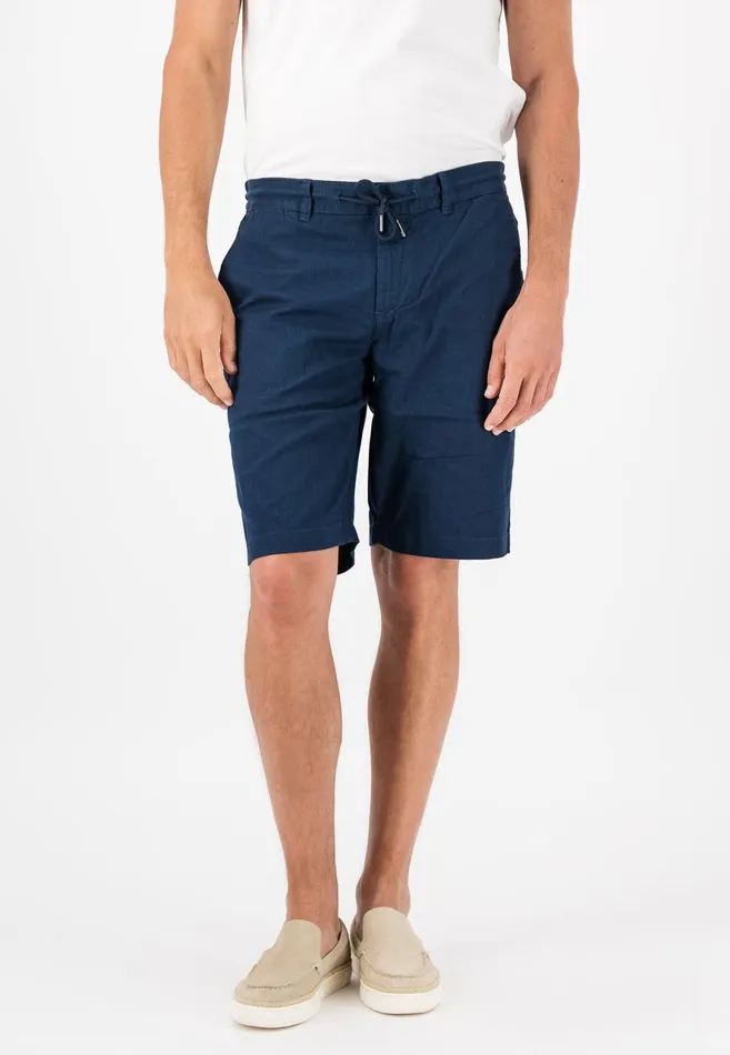 Shorts Men FYNCHHATTON Subtle Bermuda From Linen Mix Dark Navystonedusty Olive Shorts Men FYNCHHATTON Subtle Bermuda From Linen Mix Dark Navystonedusty Olive