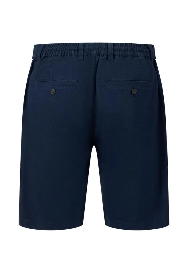 Shorts Men FYNCHHATTON Subtle Bermuda From Linen Mix Dark Navystonedusty Olive Shorts Men FYNCHHATTON Subtle Bermuda From Linen Mix Dark Navystonedusty Olive