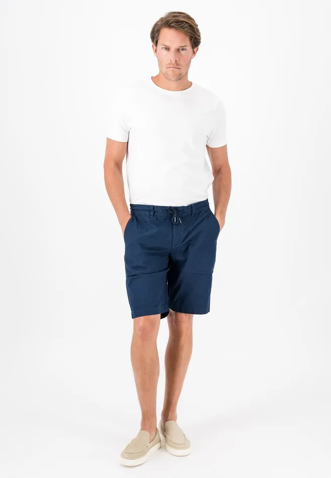 Shorts Men FYNCHHATTON Subtle Bermuda From Linen Mix Dark Navystonedusty Olive Shorts Men FYNCHHATTON Subtle Bermuda From Linen Mix Dark Navystonedusty Olive