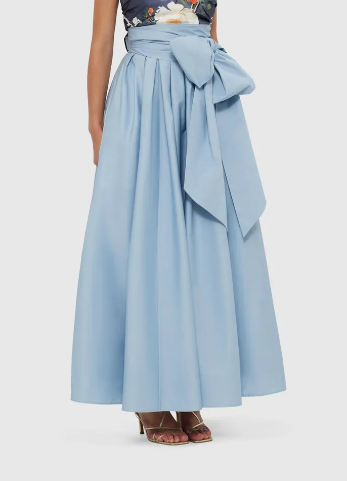 Skirts Valerie Maxi Skirt 8211 Powder Blue 8211 LEO LIN Women
