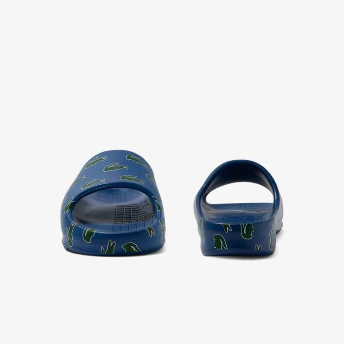 Slides Men Lacoste Mens Serve Slide 20 ColorPop Slides Dk Bludk Grn 253