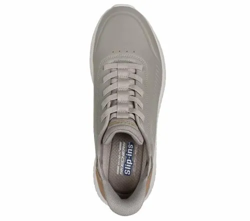 Slipins BOBS Sport Squad Chaos Taupe Men SKECHERS SlipOn