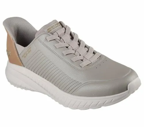 Slipins BOBS Sport Squad Chaos Taupe Men SKECHERS SlipOn