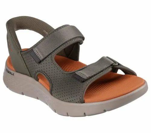 Slipins GO WALK Flex SD 8211 Easy Entry Olive Men SKECHERS Sandals