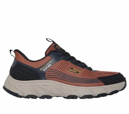 Slipins Hillcrest 20 Rust Men SKECHERS Lace Up