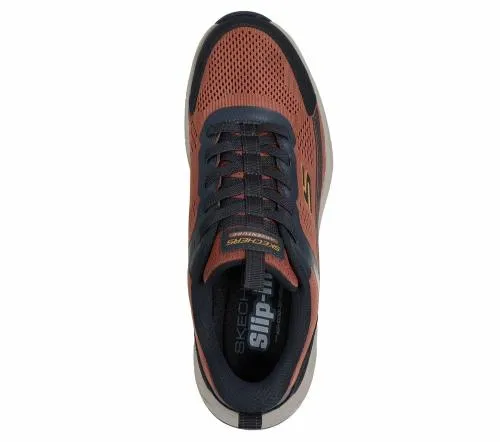 Slipins Hillcrest 20 Rust Men SKECHERS Lace Up