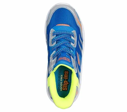 Slipins MeteorLights 8211 BriskBeams Blue Yellow Kids SKECHERS Big Kids UK Sizes 36