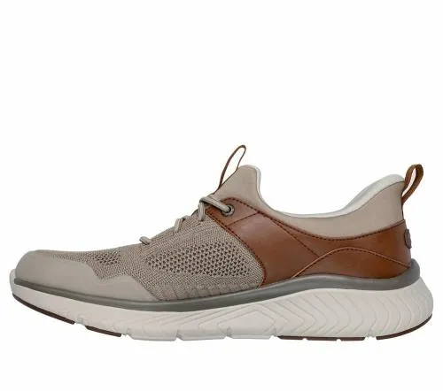 Slipins Relaxed Fit Arch Crosser 8211 Emeric Taupe Brown Men SKECHERS SlipOn
