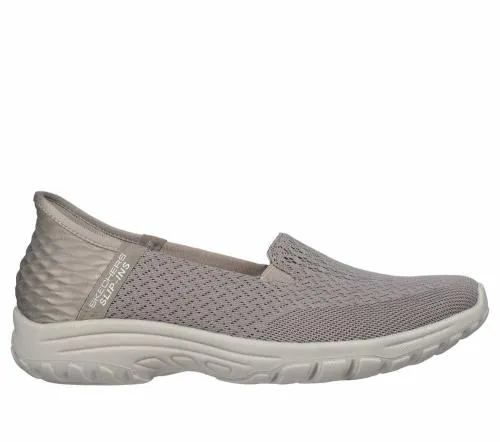 Slipins Relaxed Fit Reggae Fest 20 8211 Guiding Taupe Women SKECHERS SlipOn