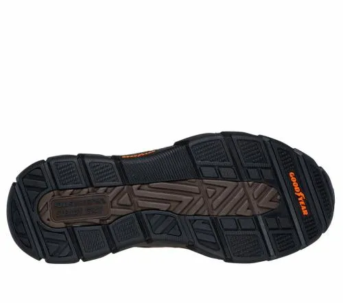 Slipins Respected 8211 Garville Red Brown Men SKECHERS SlipOn