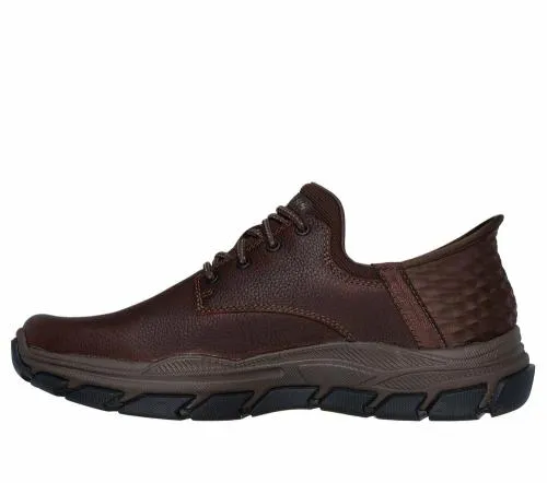 Slipins Respected 8211 Garville Red Brown Men SKECHERS SlipOn