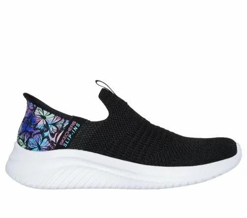 SlipIns Ultra Flex 30 8211 Colory Wild Black Multi Kids SKECHERS Big Kids UK Sizes 36 SlipIns Ultra Flex 30 8211 Colory Wild Black Multi Kids SKECHERS Big Kids UK Sizes 36