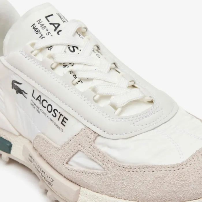 Sneakers Men Lacoste Men039s Elite Active Branded Sneakers Whitedark Green 1r5