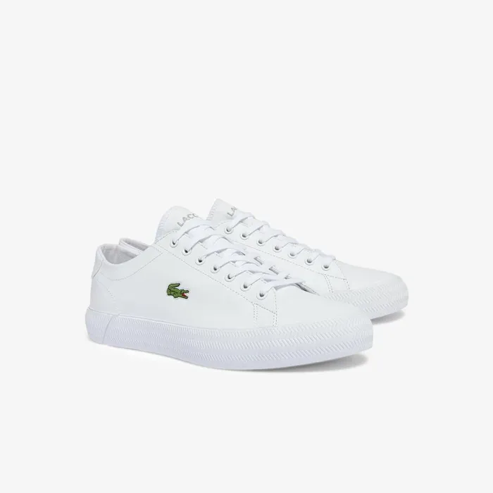 Sneakers Men Lacoste Men039s Gripshot Leather Sneakers Whitewhite 21g