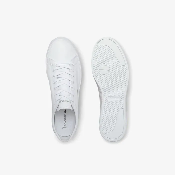 Sneakers Men Lacoste Men039s Gripshot Leather Sneakers Whitewhite 21g