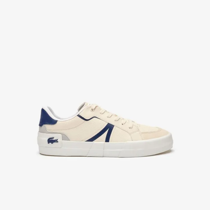 Sneakers Men Lacoste Men039s L004 Leather Sneakers Off Whitenavy Wn1