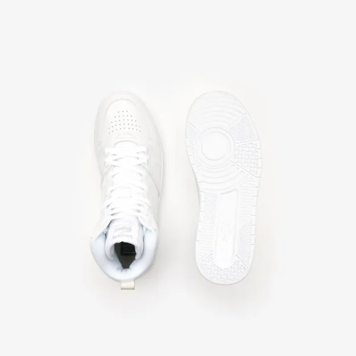 Sneakers Men Lacoste Mens L001 Mid Embossed Logo Sneakers Whitewhite 21g