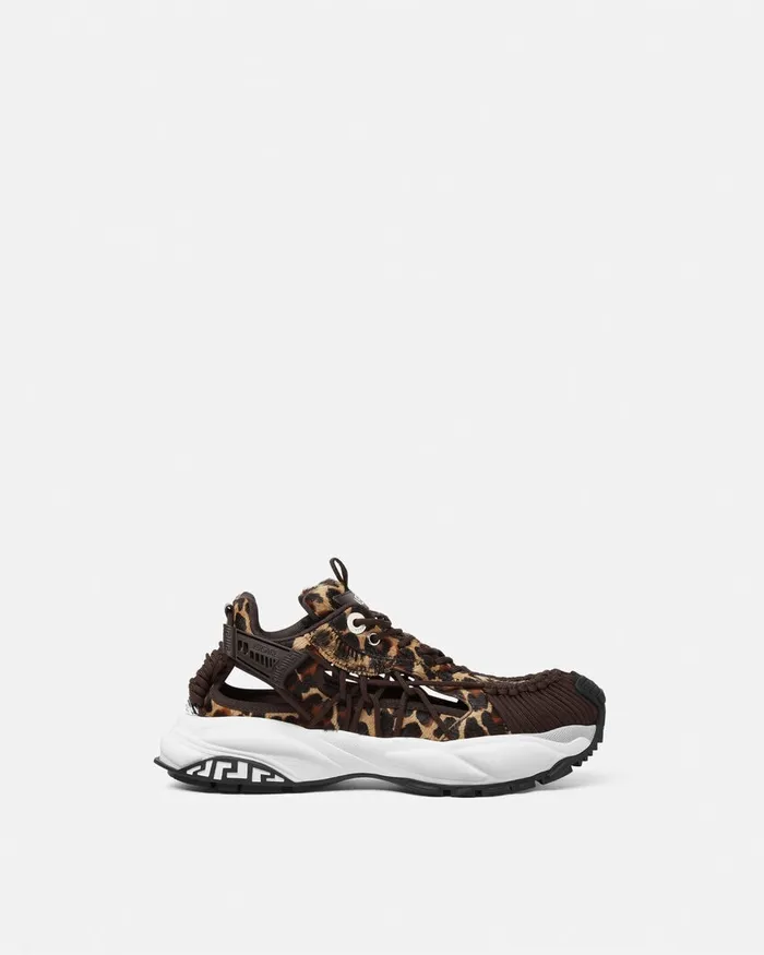 Sneakers Men Versace Leopard Mercury Mvs01 Sneakers Animalier