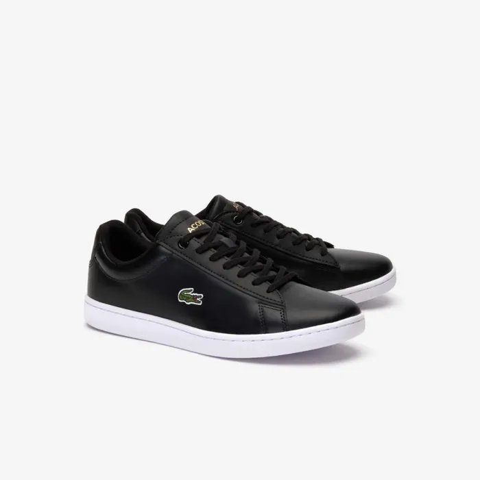 Sneakers Women Lacoste Women039s Hydez Leather Sneakers Blkgld 1v7