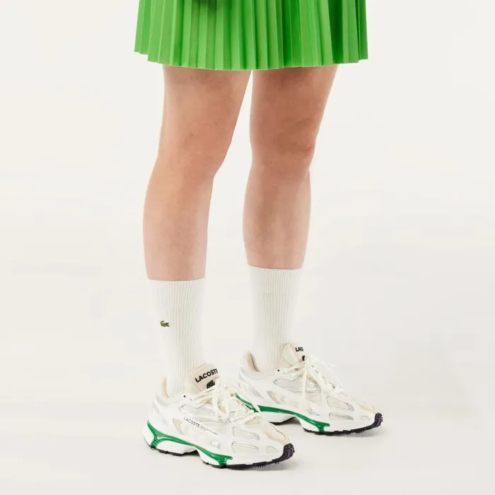 Sneakers Women Lacoste Women039s L003 2K24 Sneakers Whitegreen 082