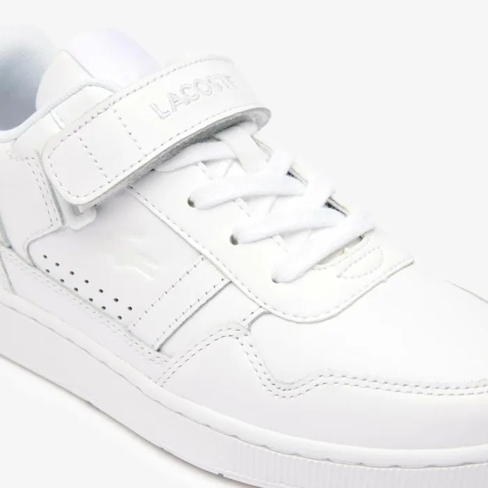 Sneakers Women Lacoste Women039s TClip Velcro Leather Sneakers Whitewhite 21g
