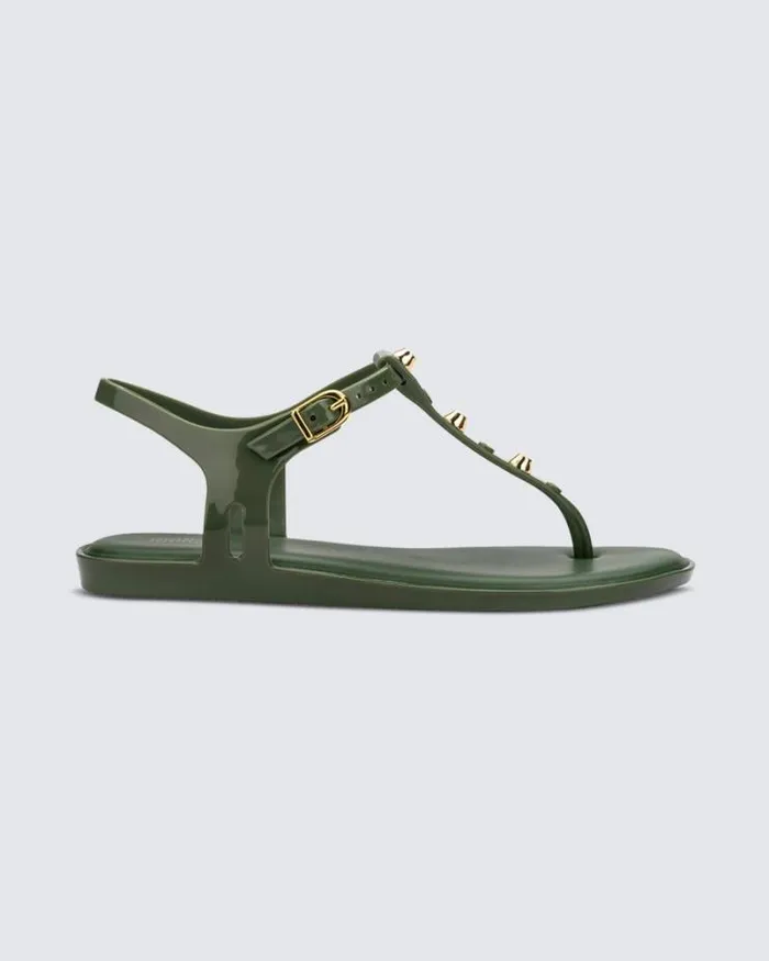 Solar Studs Green Women Melissa Sandals