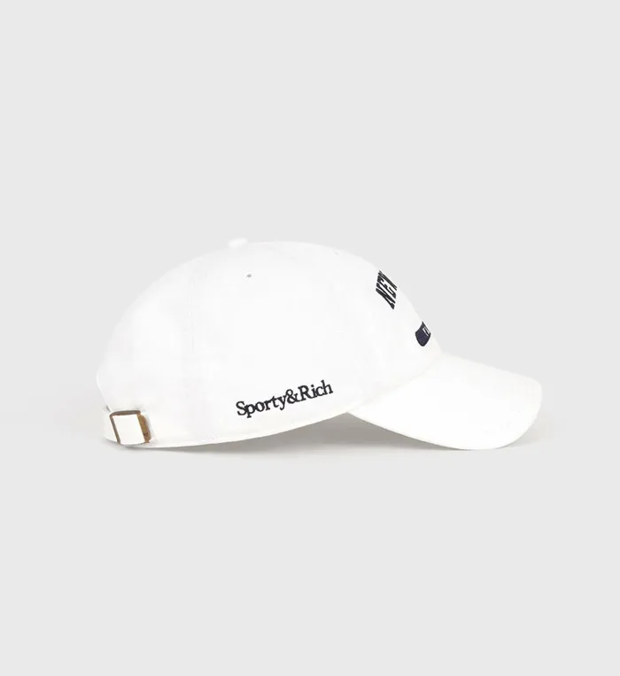 Sporty and Rich Hats Women League Hat 8211 WhiteNavy