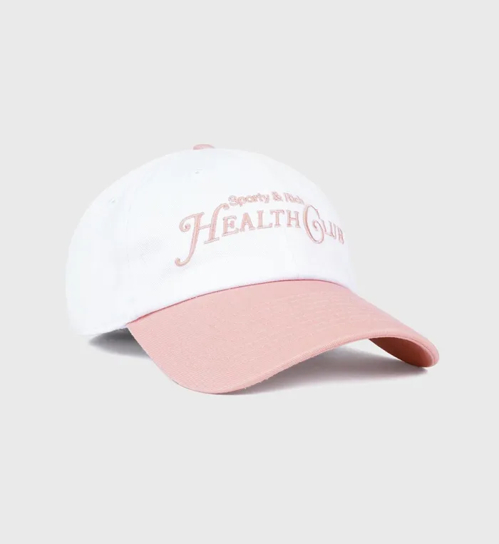 Sporty and Rich Hats Women Rizzoli Embroidered Hat 8211 WhiteBallet