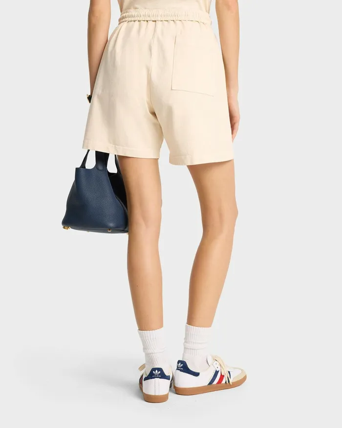 Sporty and Rich Shorts Men NY 94 Gym Short 8211 CreamNavy